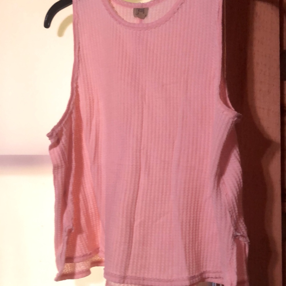 True Craft, CL crop top, peach color.